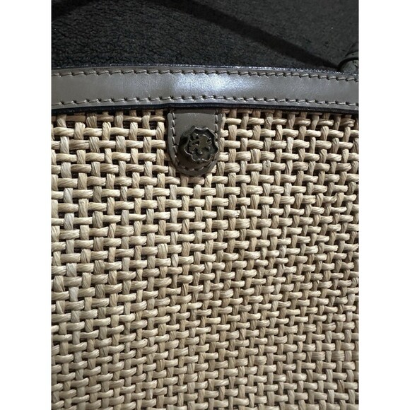 Vintage John Romain Handbag Purse‎ Woven Straw Wicker and Leather 1970's - Picture 4 of 15